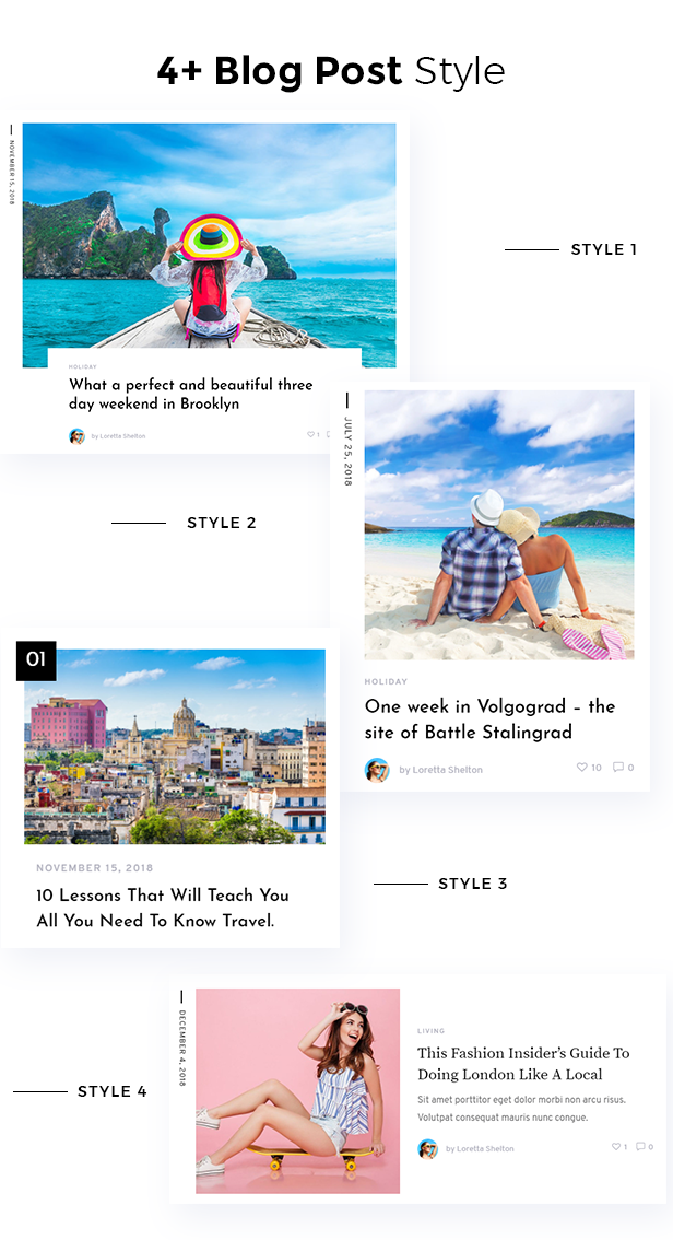 Felly Travel And Fashion Wordpress Blog Theme By Themestek Themeforest