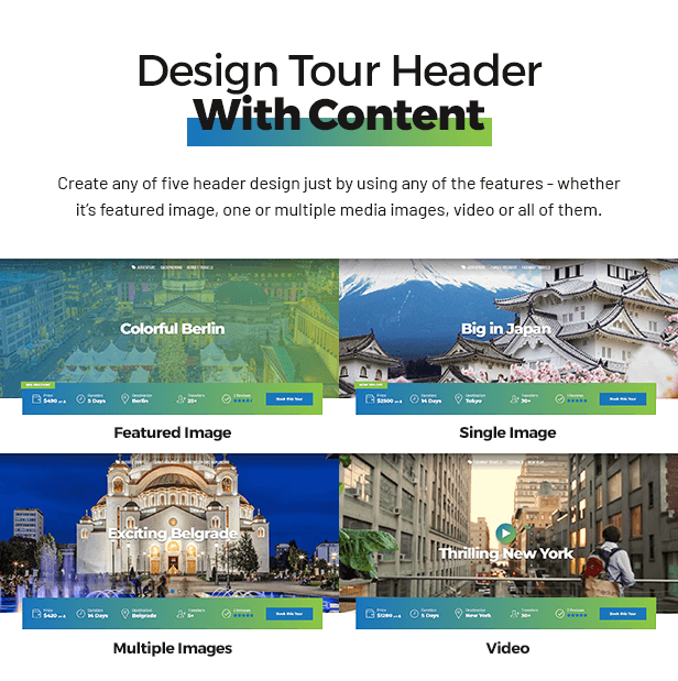 Travelicious - Tour Operator WordPress Theme - 3