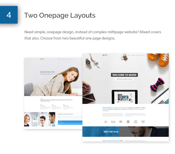 Mixed Modern and Professional HTML Template - 6
