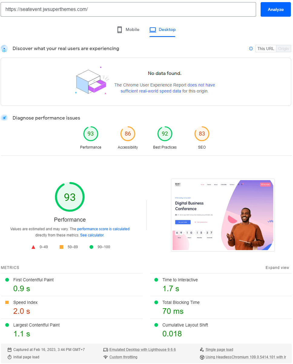SEATevent - Event & Conference WordPress Theme