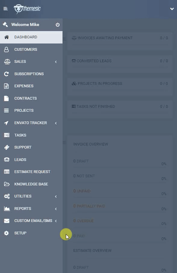 Custom SMS & Email Notifications module for Perfex CRM - 2