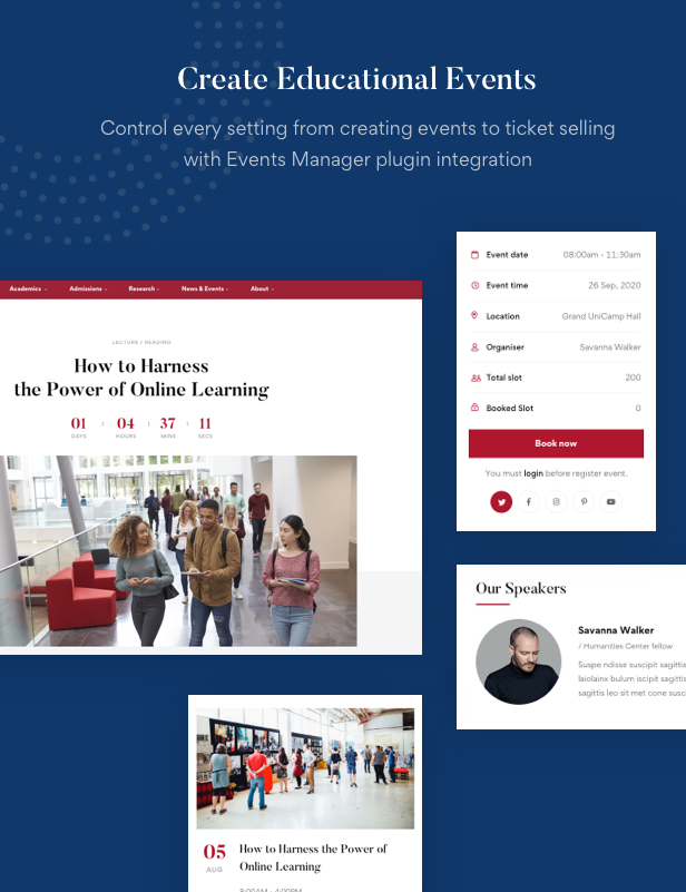 Unicamp - University and College WordPress Theme - 7