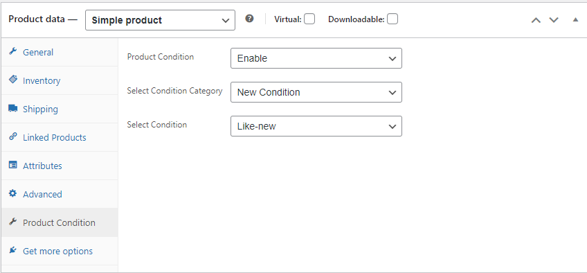 Product Condition For WooCommerce Plugin - 1