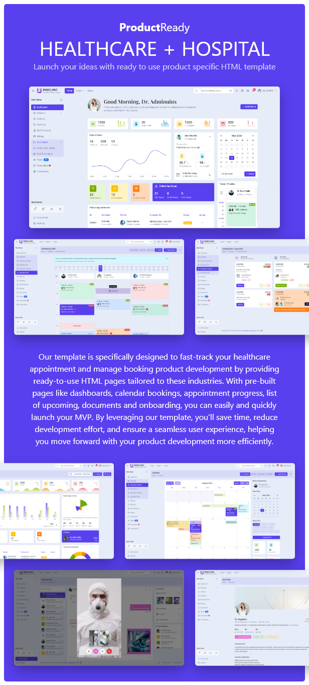 DigiClinicUIUX Bootstrap 5 Admin Dashboard HTML Template 2