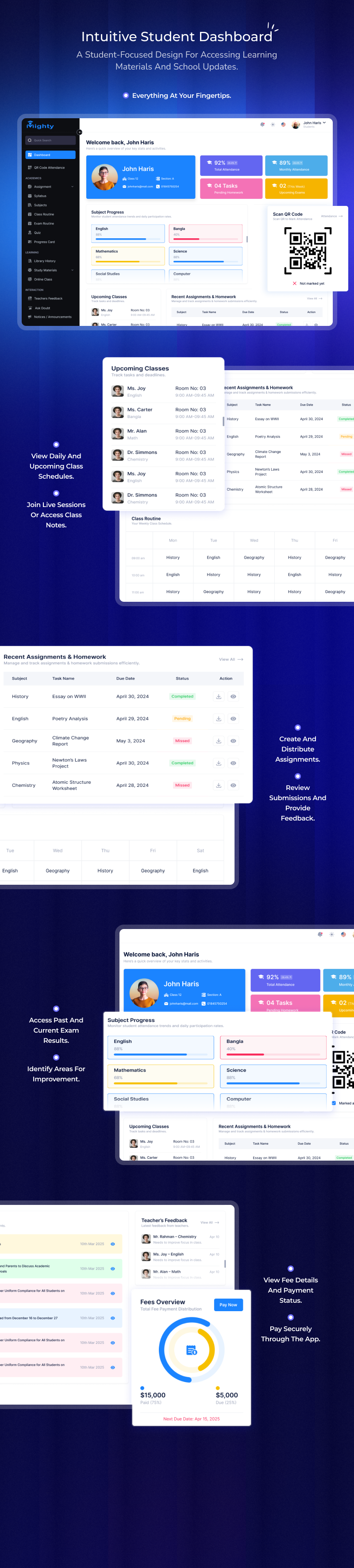 Mighty School Pro - School Management System (ERP, Multi-Branch, SaaS) - 14
