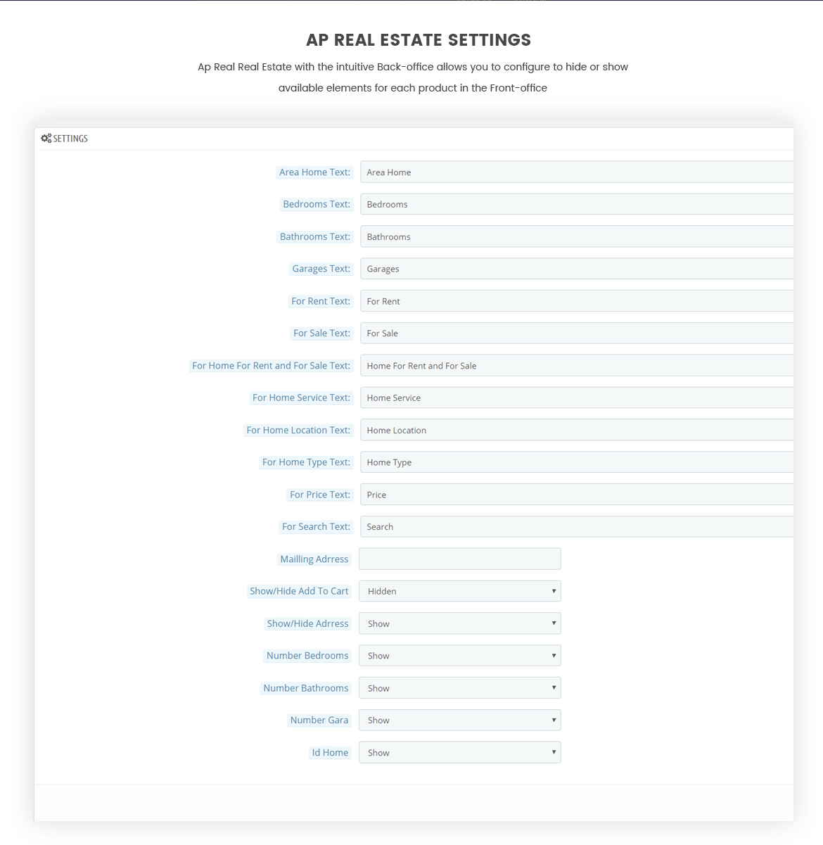 Ap Real Estate Prestashop  Module by leo-theme | CodeCanyon