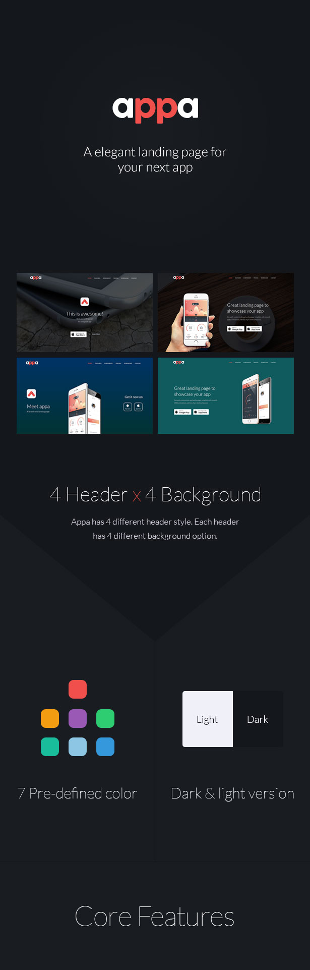 appa landing page