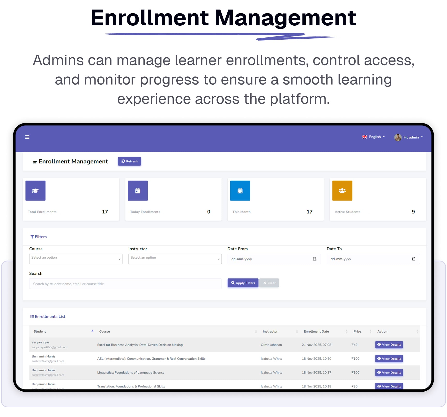 Enrollment