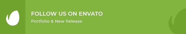 Follow us on Envato