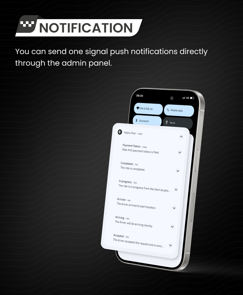 Taxi - Flutter Online Taxi Booking Full Solution with Bidding | User | Driver | Admin Laravel Panel - 29