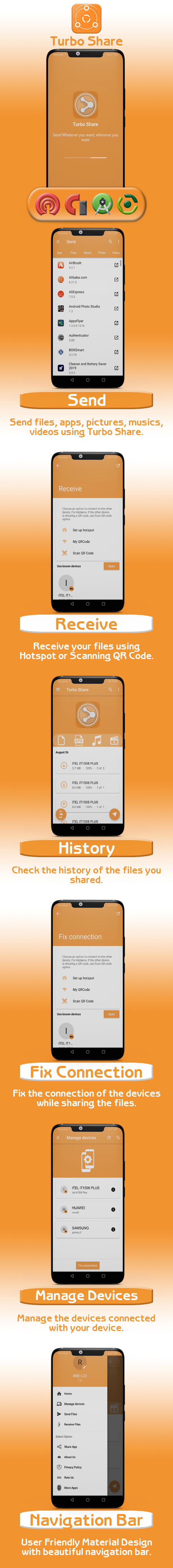 Turbo Share - ShareIt Clone | Ultimate Transfer & Share - 2