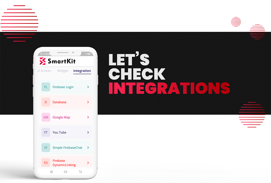 SmartKit - Flutter 2.0 Full UI kit | UI Component | Flutter Material Widget | Integration - 12