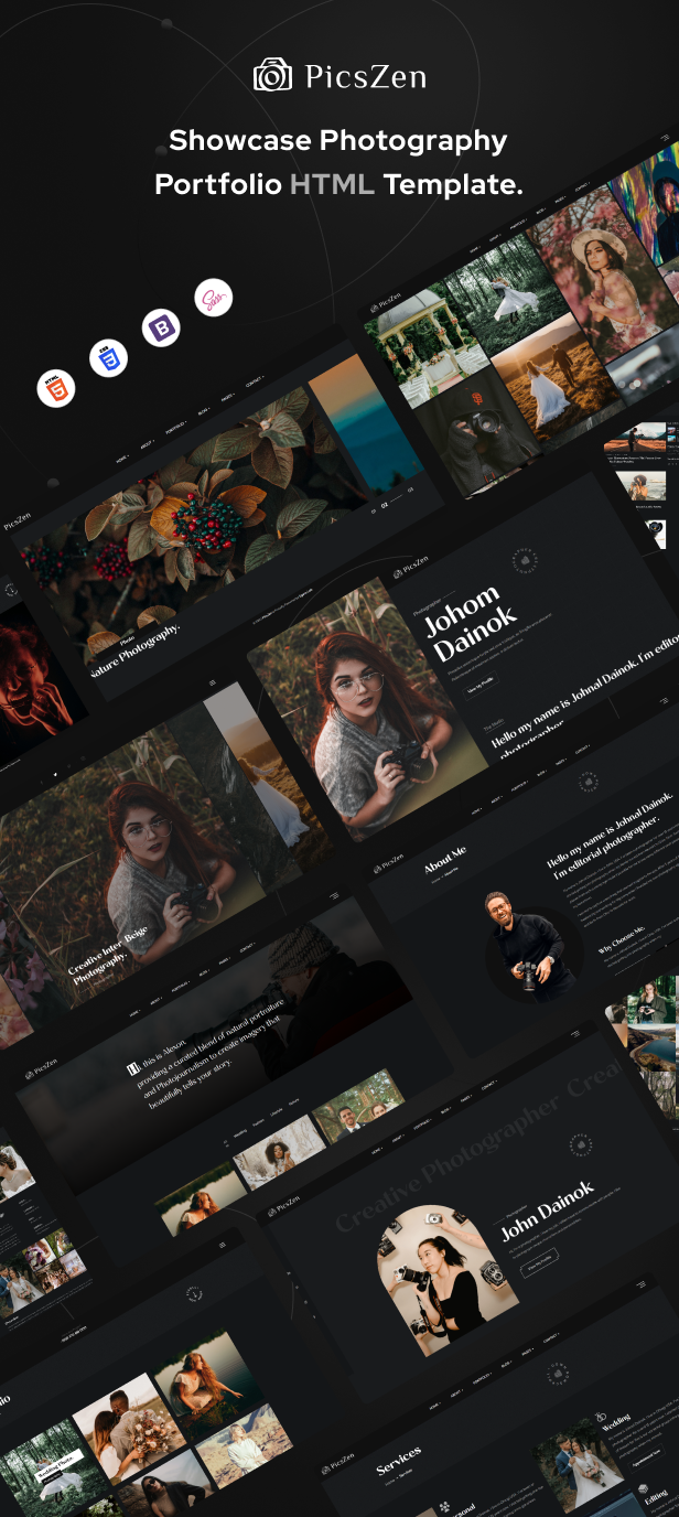 Picszen - Photography HTML Template - 1