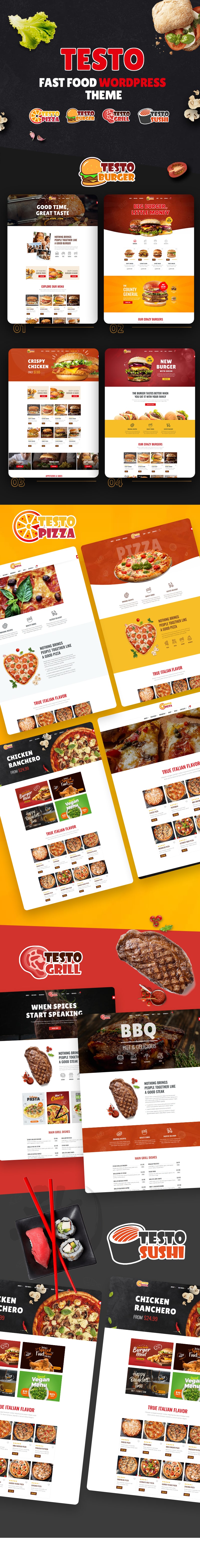 Testo - Restaurant Caffe WordPress Theme - 5