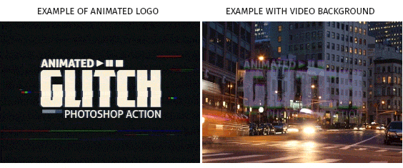 Animated Glitch - Photoshop Action - 3