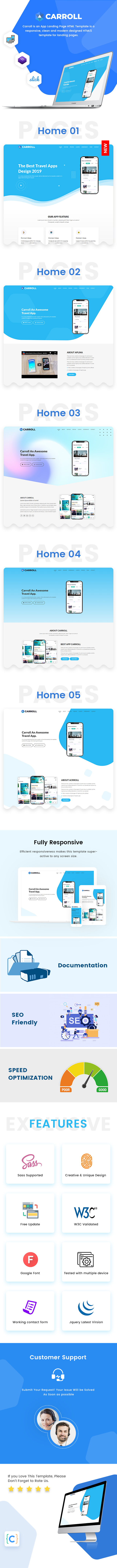 App Landing Page Template