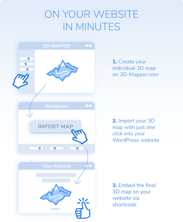 3D Map WordPress Plugin - 3D-Mapper - 1
