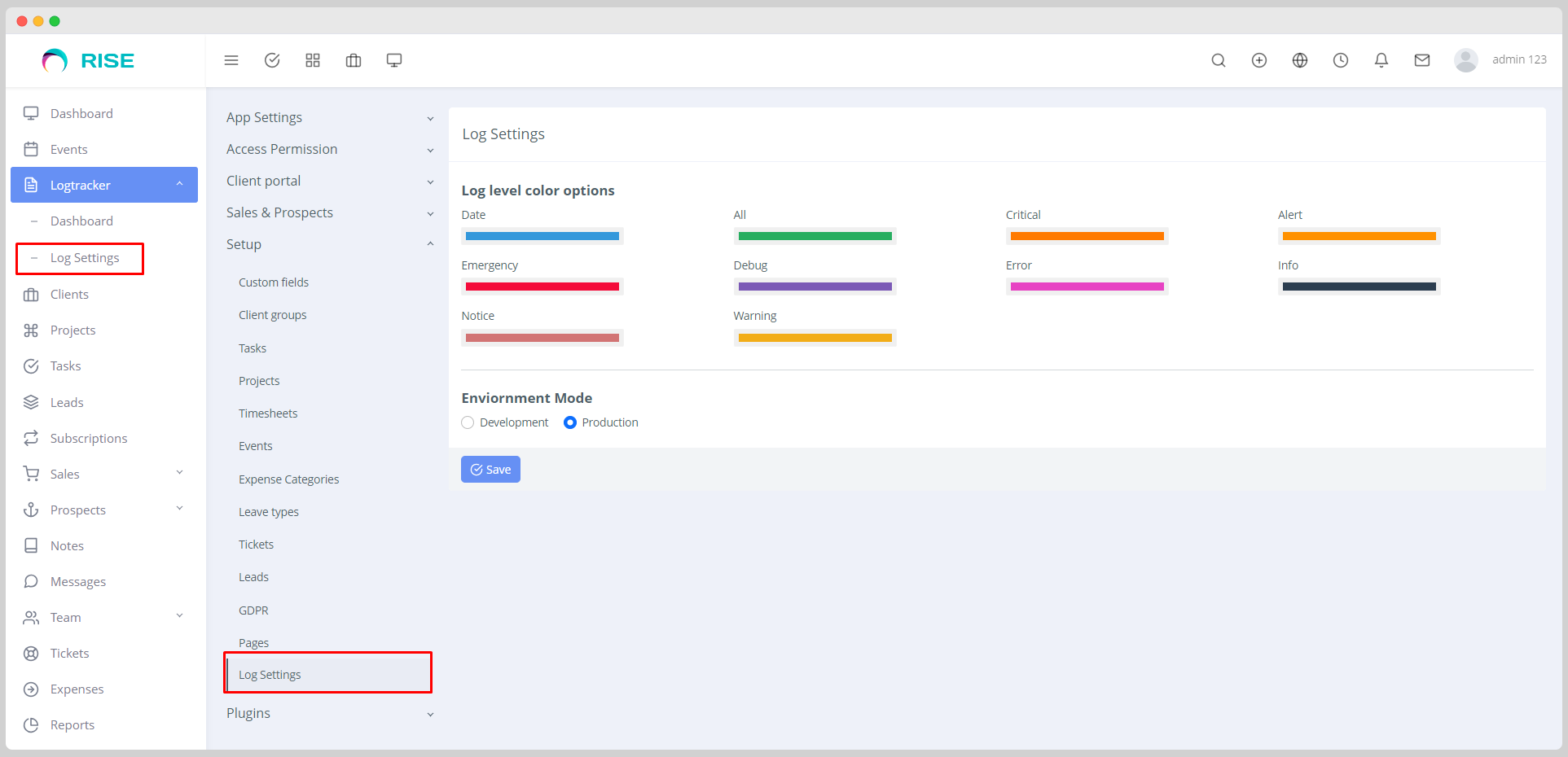 RiseLogger - The Powerful Log Tracking Plugin for Rise CRM - 5