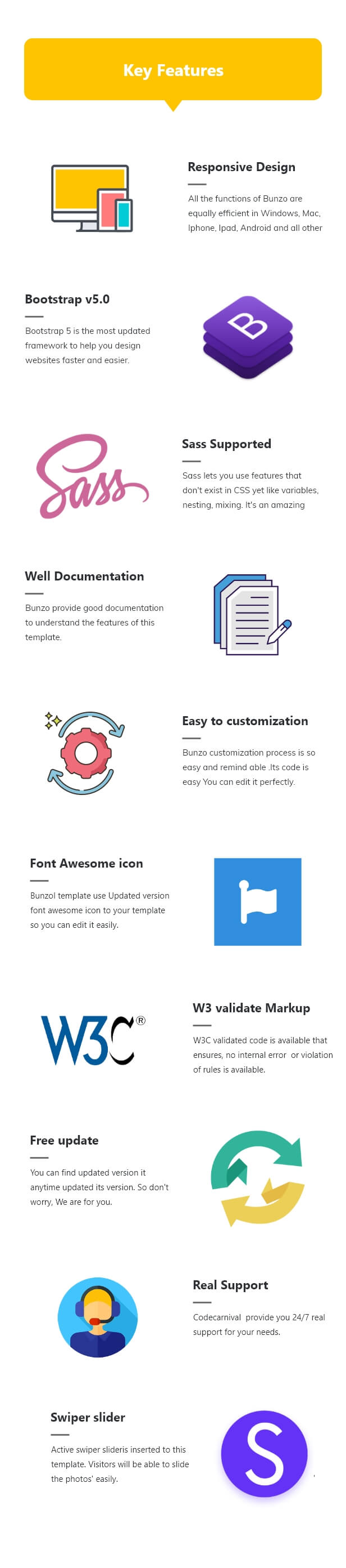 Bunzo - Blog Bootstrap 5 HTML Template - 2