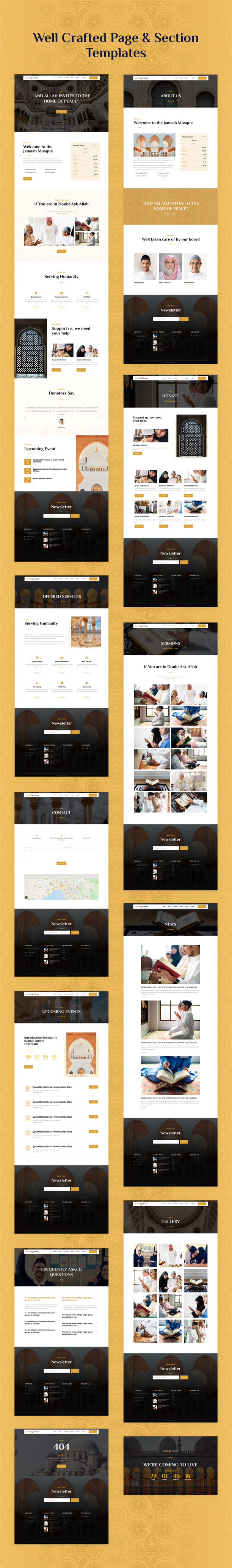 Mosque WordPress Template