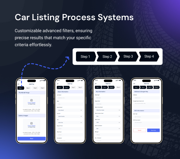 Carbaz - Car listing & Car Rental Directory Flutter App