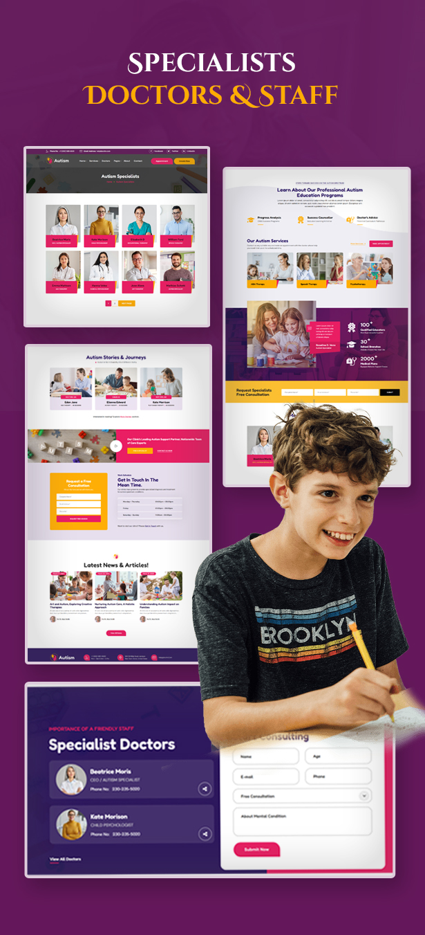 Autism Center WordPress Theme 