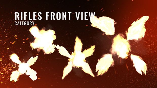 Rifle Front Muzzle Flashes - 1