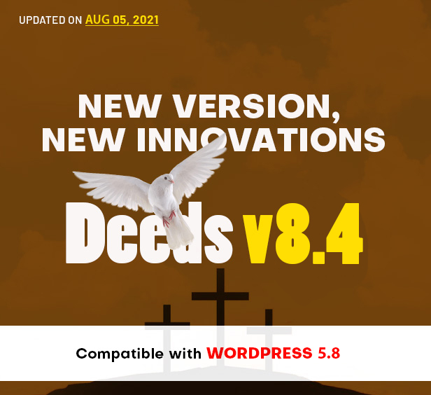 Deeds - Best Responsive Nonprofit Church WordPress Theme - 1