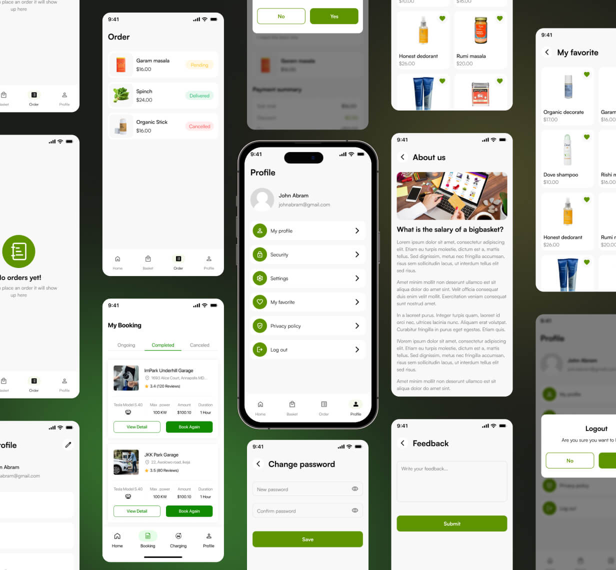 BigBasket UI template |  Ecommerce App in Flutter | FreshCart App template - 5