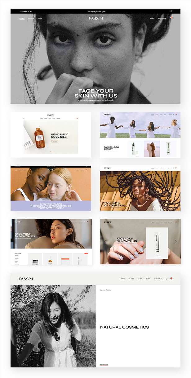 Passim - Beauty and Cosmetics WordPress Theme - 1