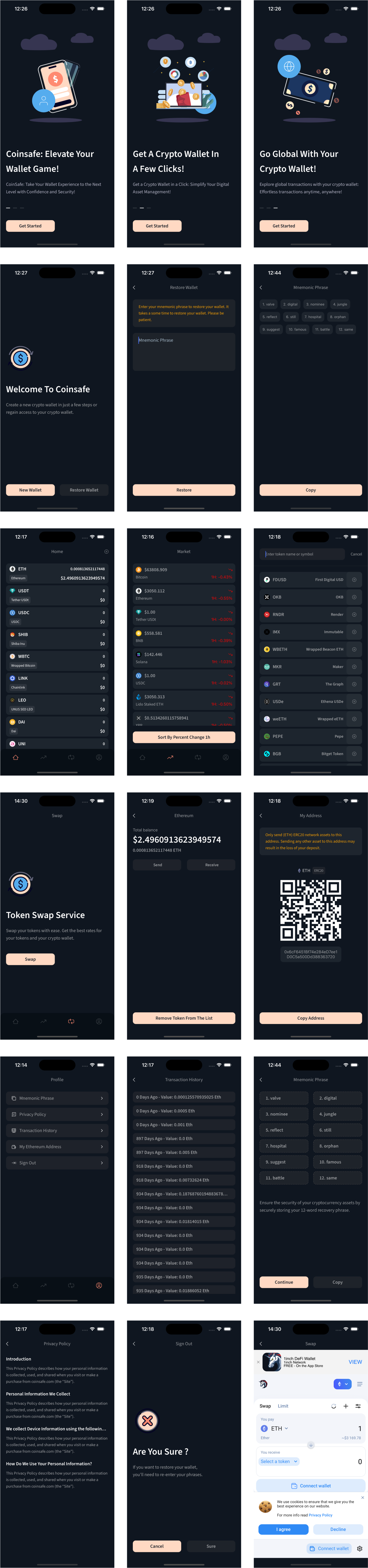 CoinSafe - Ethereum Erc20 Crypto Wallet | Expo 51.0.9 - 7