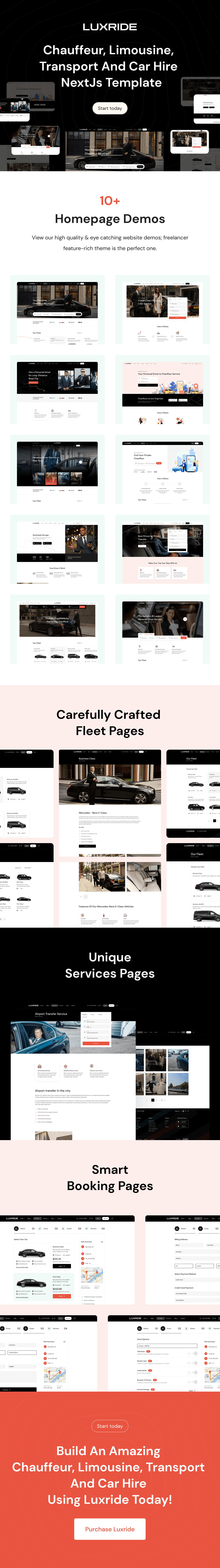 luxride card template wordpress template wordpress care rental template car nextjs tempalte