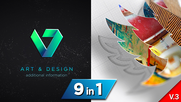 Waving 3D Logo Reveal - 1