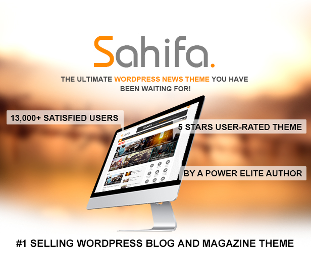 Sahifa Magazine News Newspaper WordPress Theme