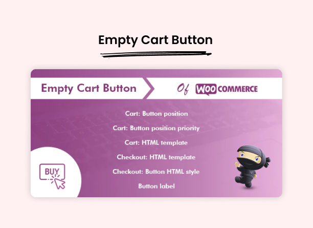 Empty Cart Button for WooCommerce