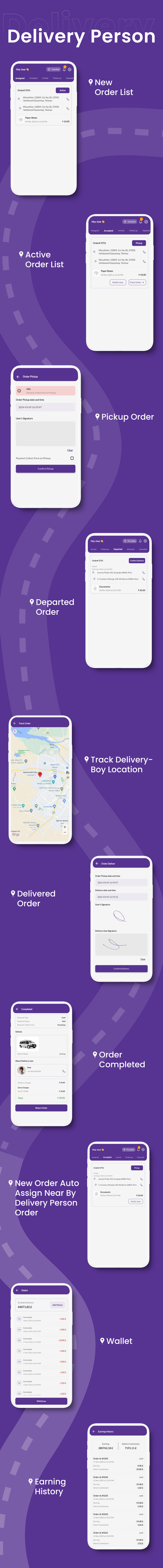 Mighty Delivery - On Demand Local Delivery System Flutter App | Courier Company | Courier App - 18