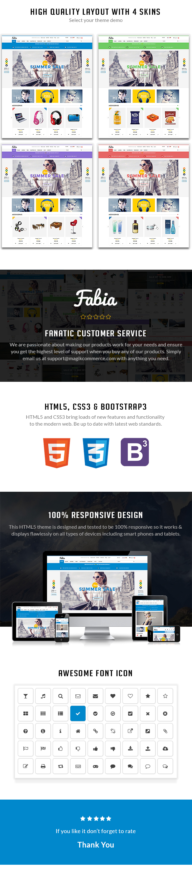 Fabia responsive html template