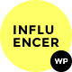 Influencer premium WordPress theme