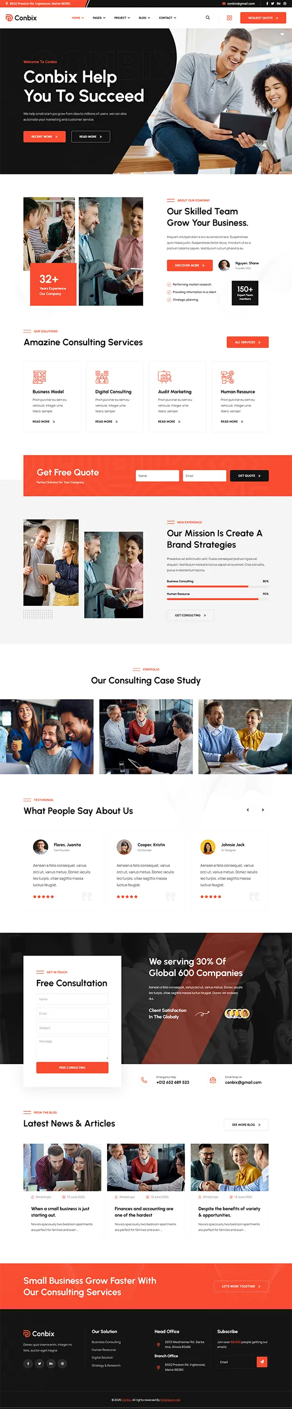 Conbix joomla template