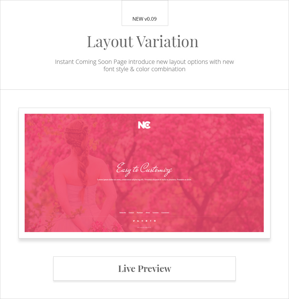 Instant Coming-Soon Page