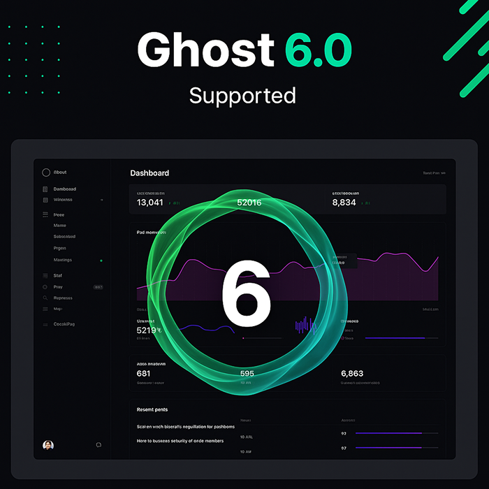 Newsvolt ghost theme