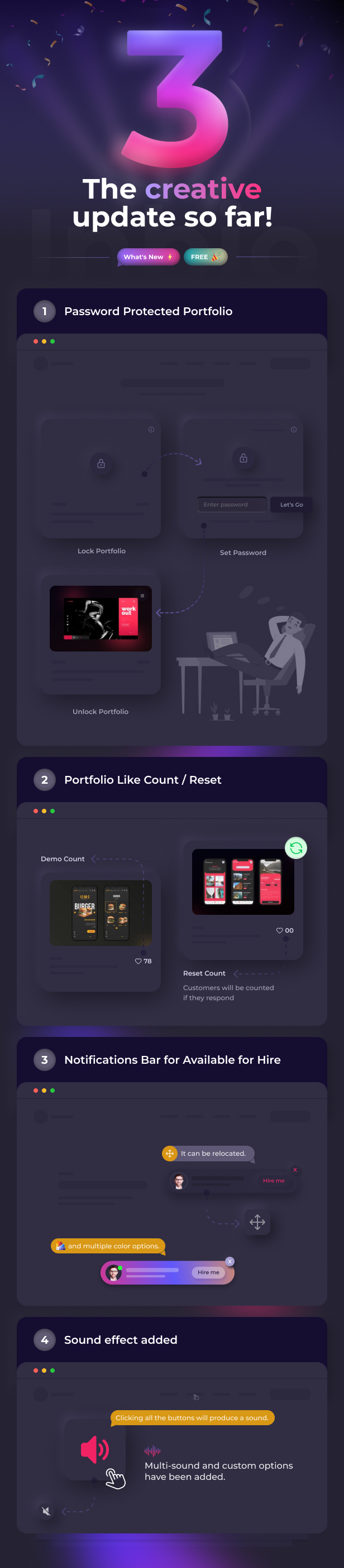 Personal Portfolio WordPress Theme | Inbio - 5