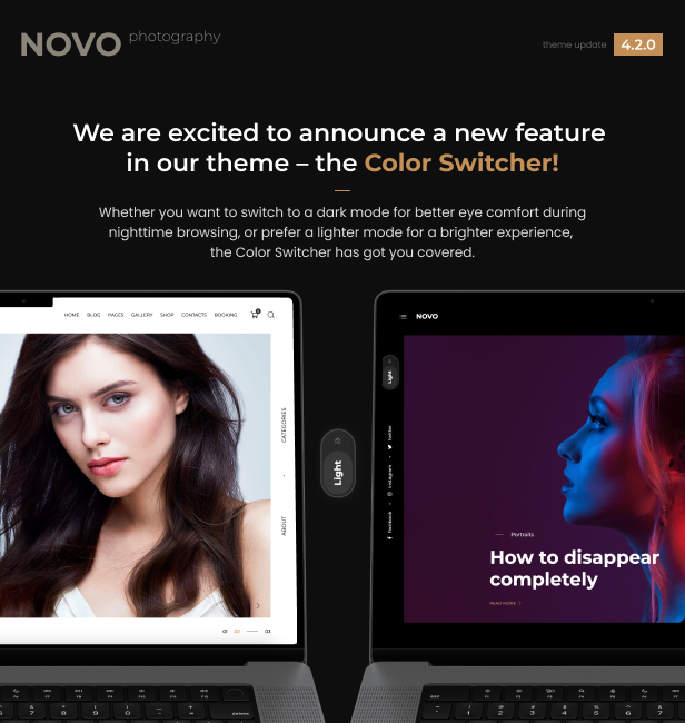 Novo - Photography WordPress - 3