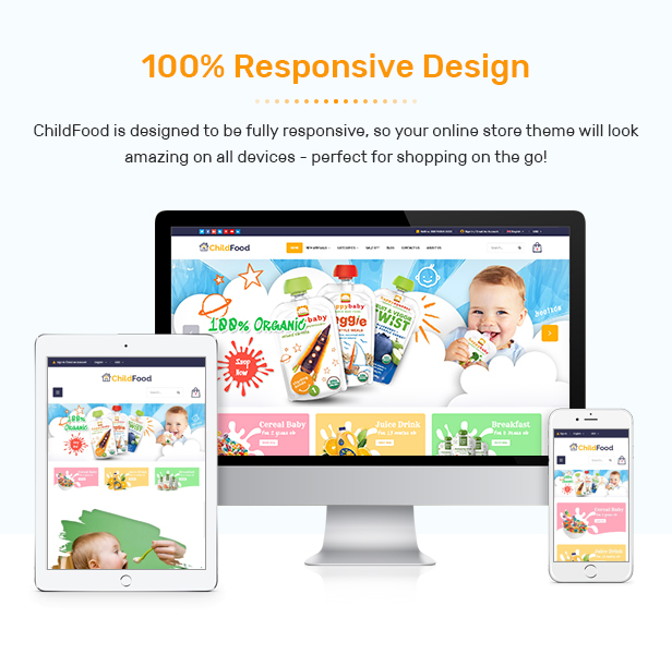 ChildFood - Adorable Baby Shop PrestaShop Theme - 2
