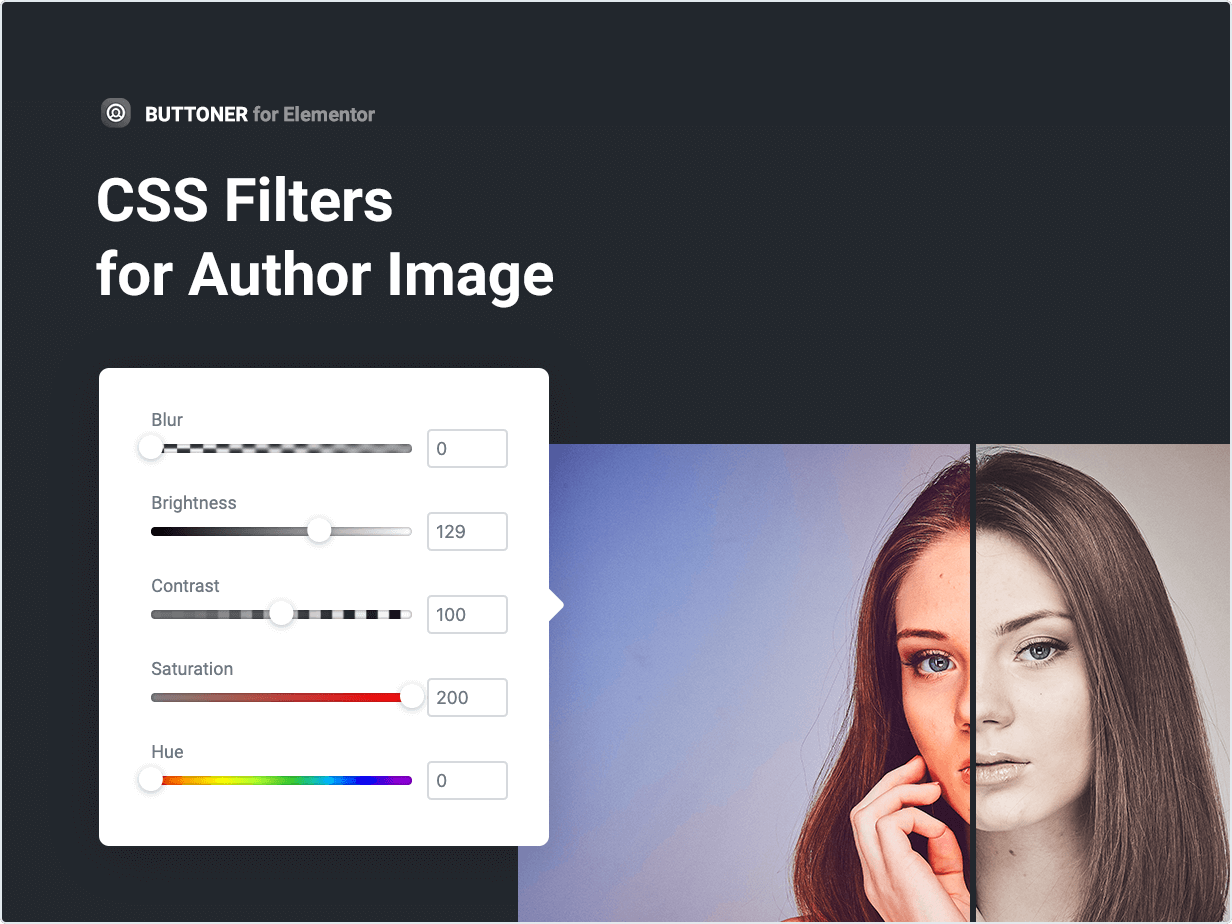 CSS Filters for Author Image