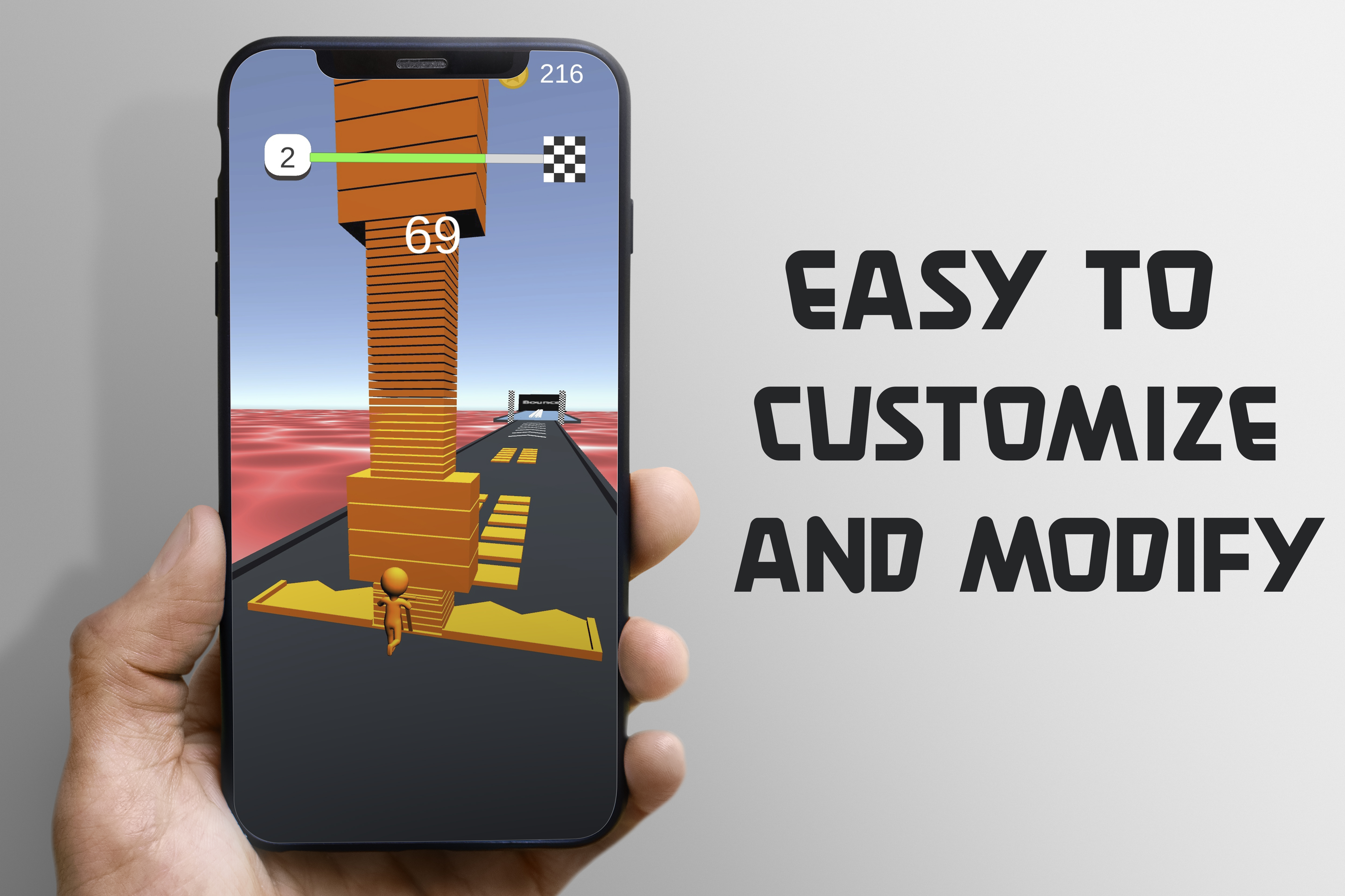 Stack Surfer - Stack Run 3D(Unity Game Template + UnityAds) - 1