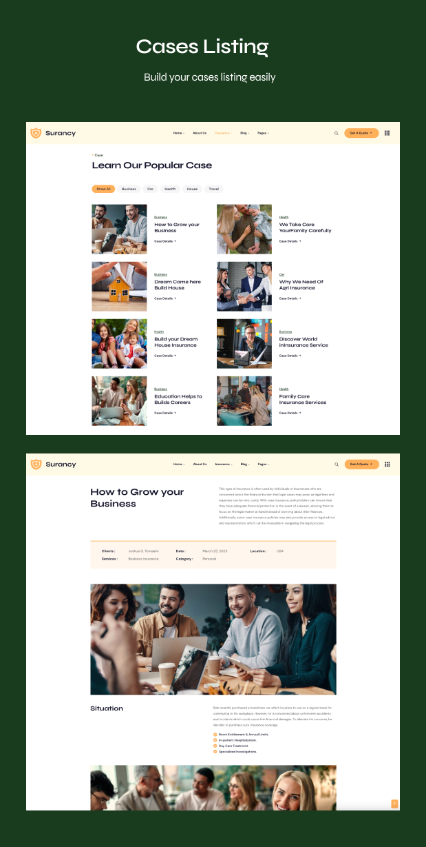 Insurance Agency WordPress Theme