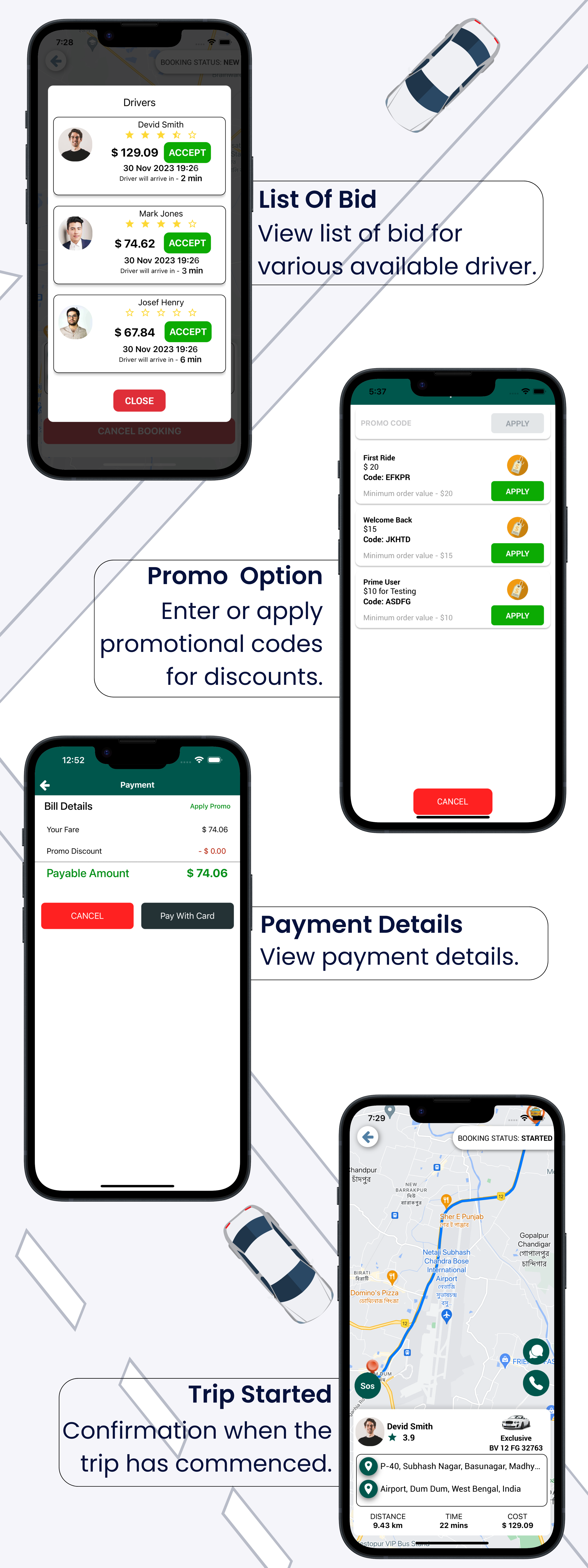 Exicube Bid Taxi App - 7