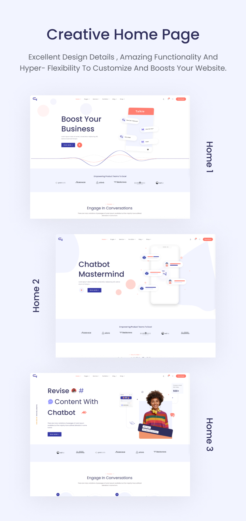 Talkie - Chatbot and Tech Startup WordPress Theme - 7