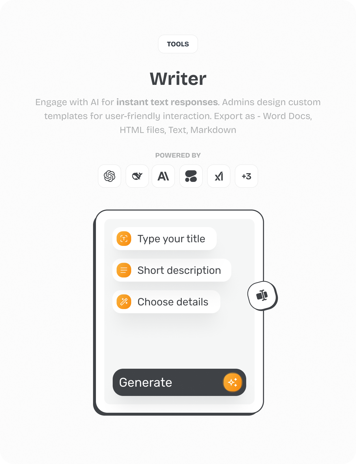 AI Writer - Text Generator @heyaikeedo #aikeedo
